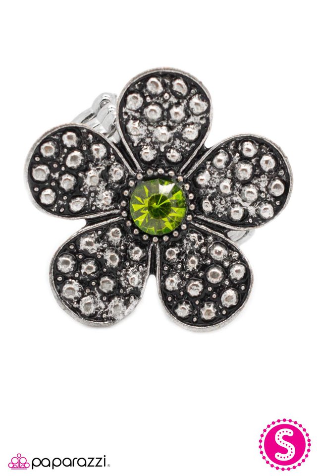 Paparazzi ♥ Haute and Heated - Green ♥ Ring