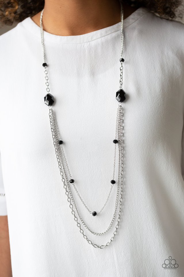 Paparazzi ♥ Dare To Dazzle - Black ♥ Necklace