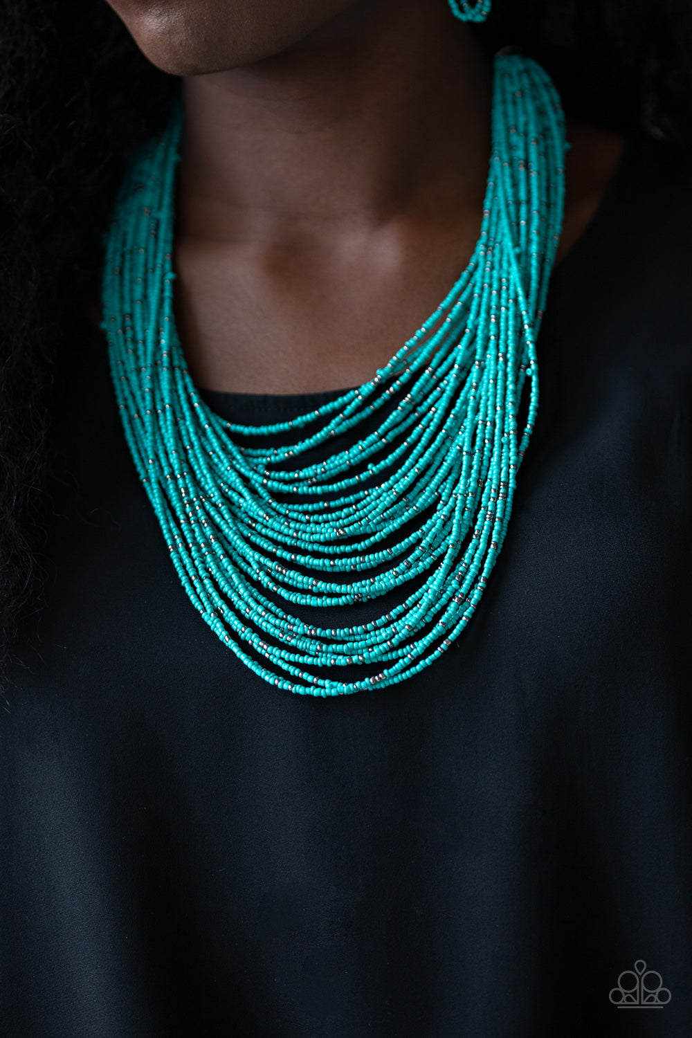Paparazzi ♥ Rio Rainforest - Blue ♥  Necklace