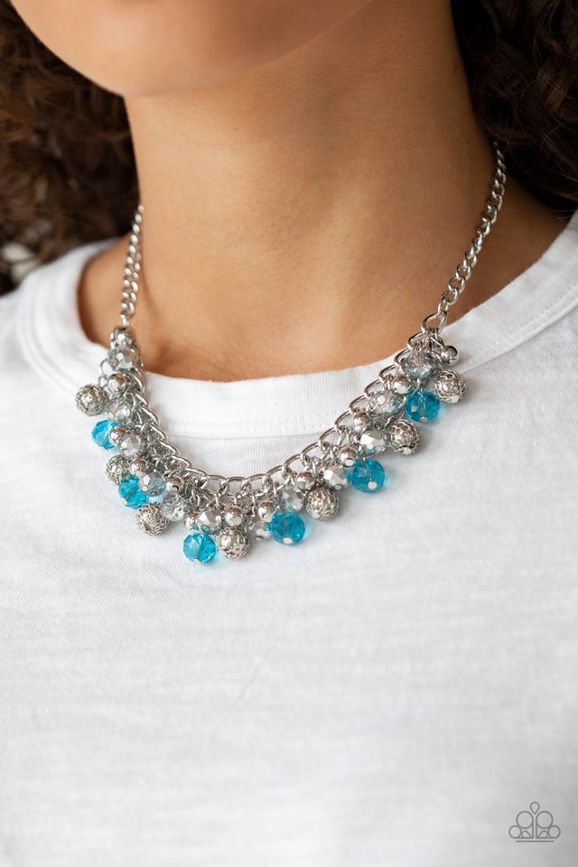 Paparazzi ♥ Party Spree - Blue ♥ Necklace