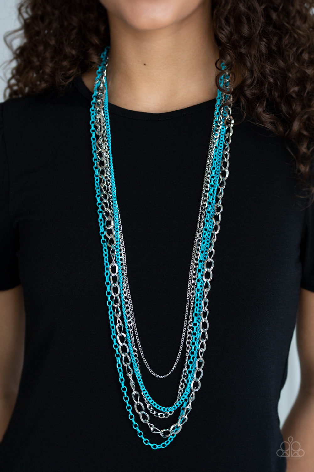 Paparazzi ♥ Industrial Vibrance - Blue ♥  Necklace