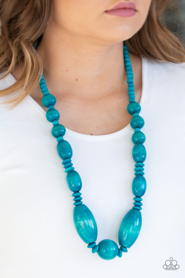 Paparazzi ♥ Summer Breezin - Blue ♥ Necklace