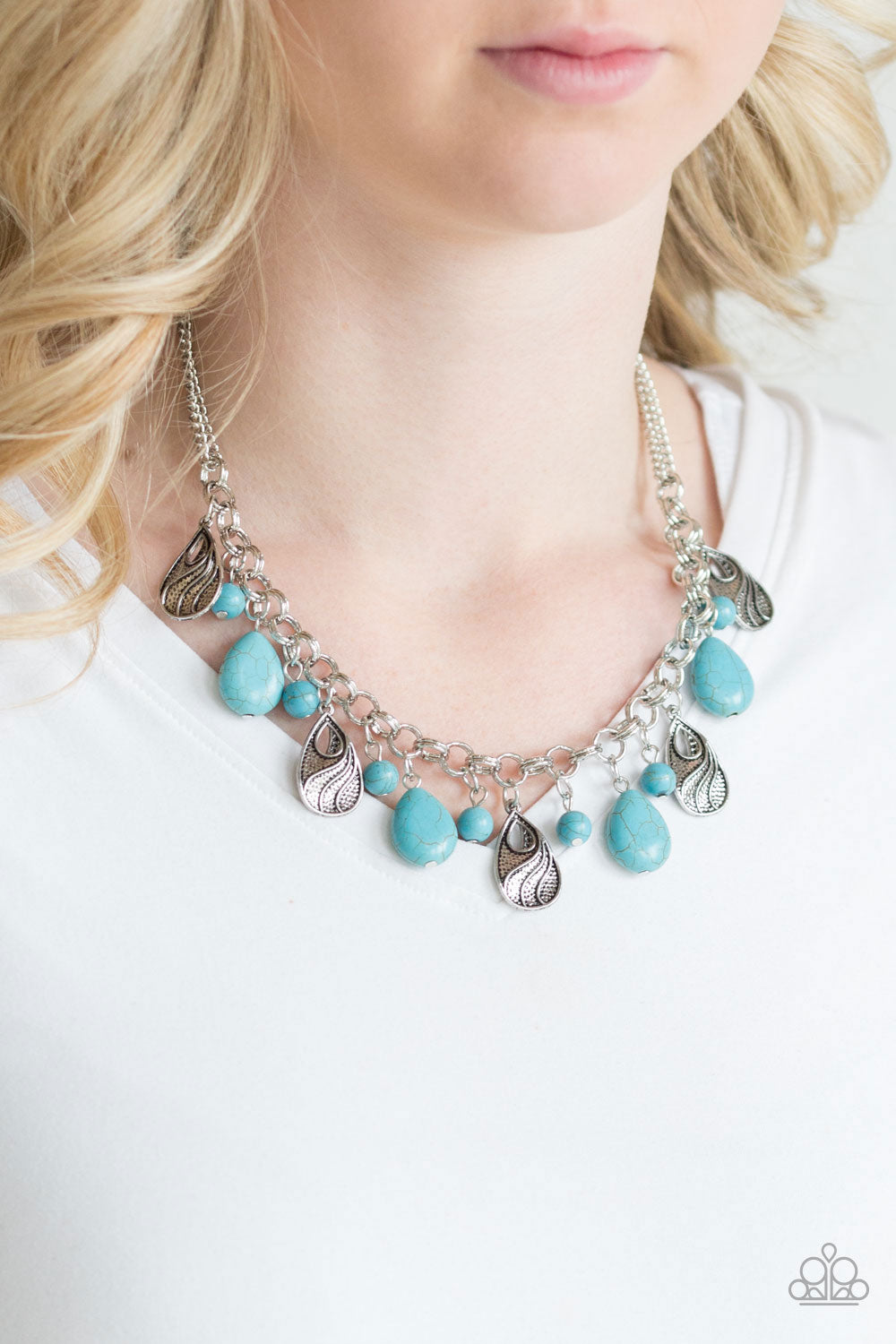 Paparazzi ♥ Terra Tranquility - Blue ♥  Necklace