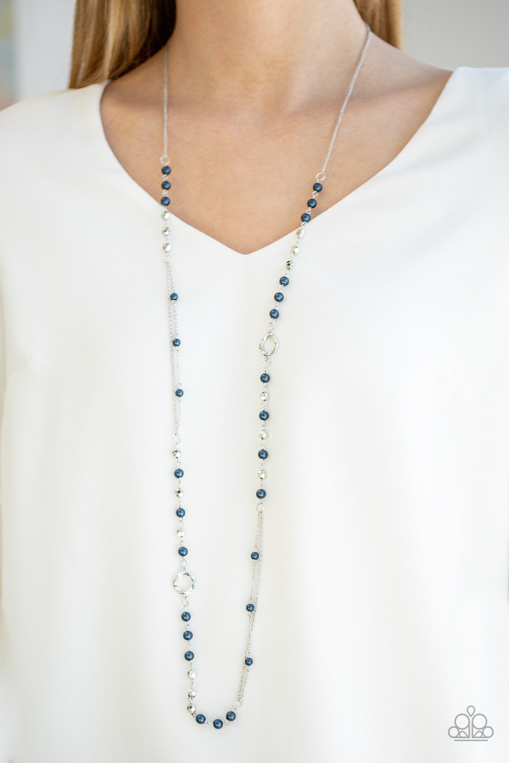 Paparazzi ♥ Really Refined - Blue ♥  Necklace