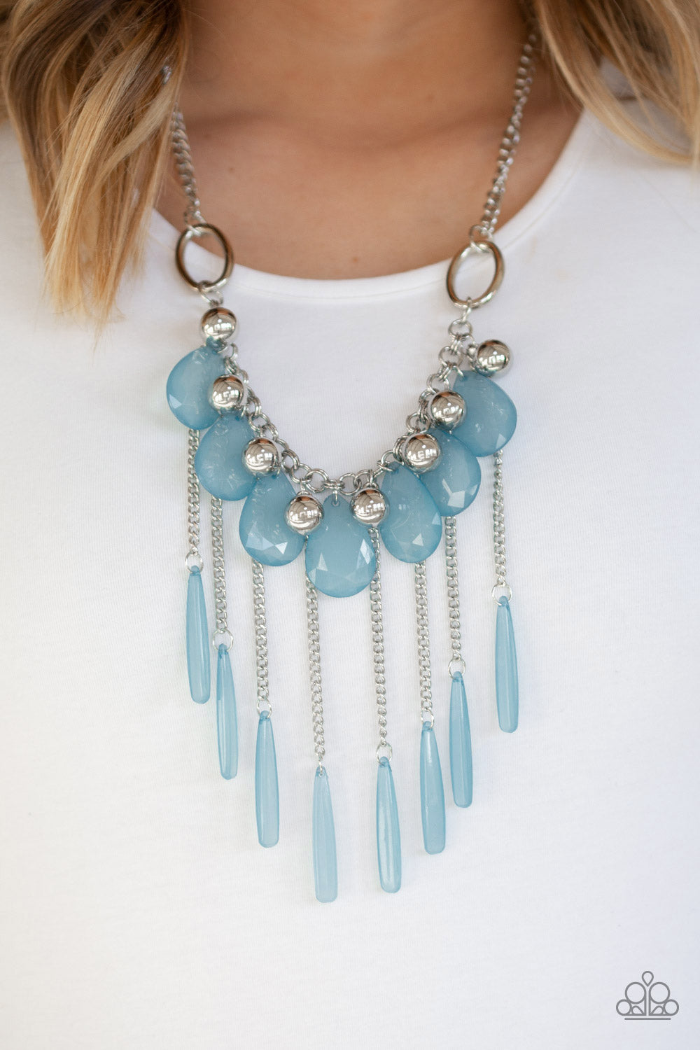 Paparazzi ♥ Roaring Riviera - Blue ♥  Necklace