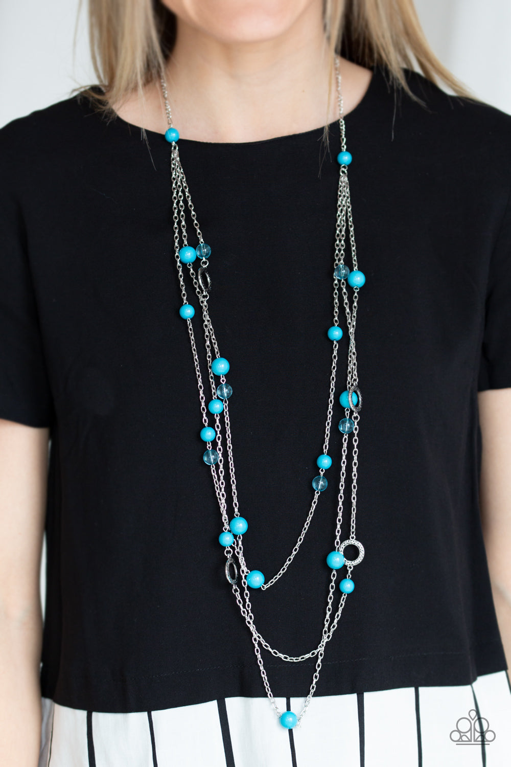 Paparazzi ♥ Brilliant Bliss - Blue ♥  Necklace