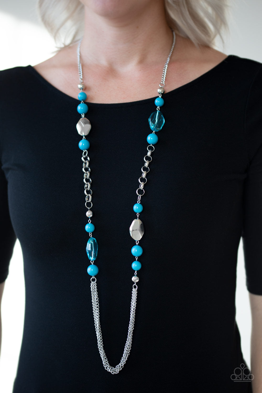 Paparazzi ♥ Marina Majesty - Blue ♥  Necklace