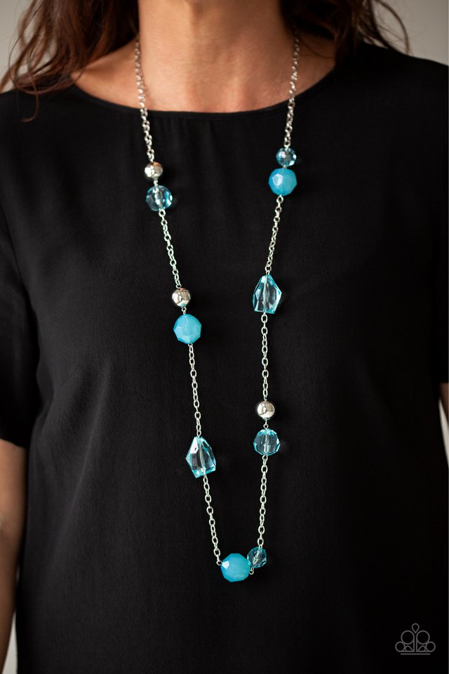 Paparazzi ♥ Royal Roller - Blue ♥ Necklace