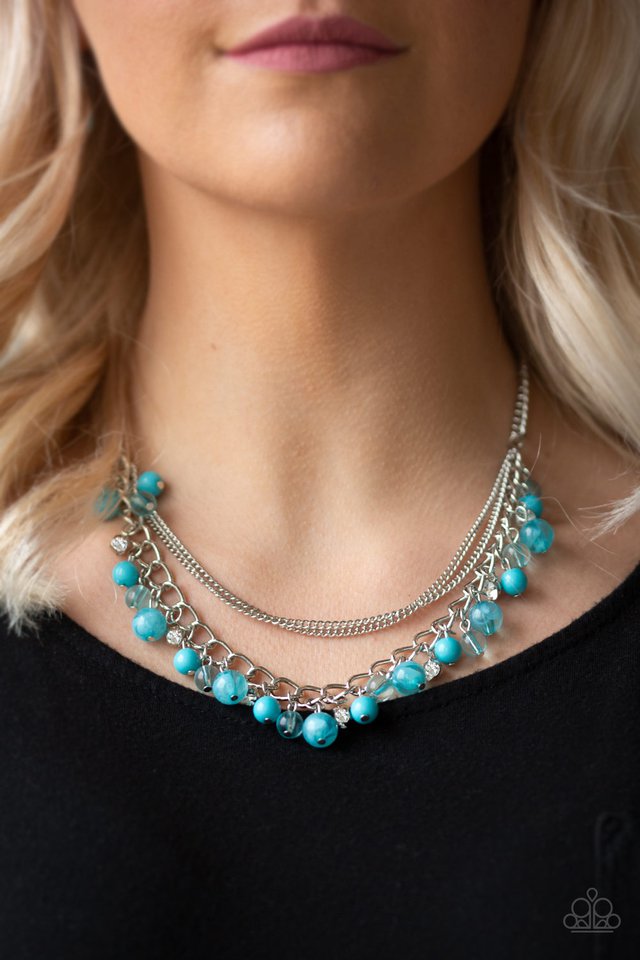 Paparazzi ♥ Wait and SEA - Blue ♥ Necklace