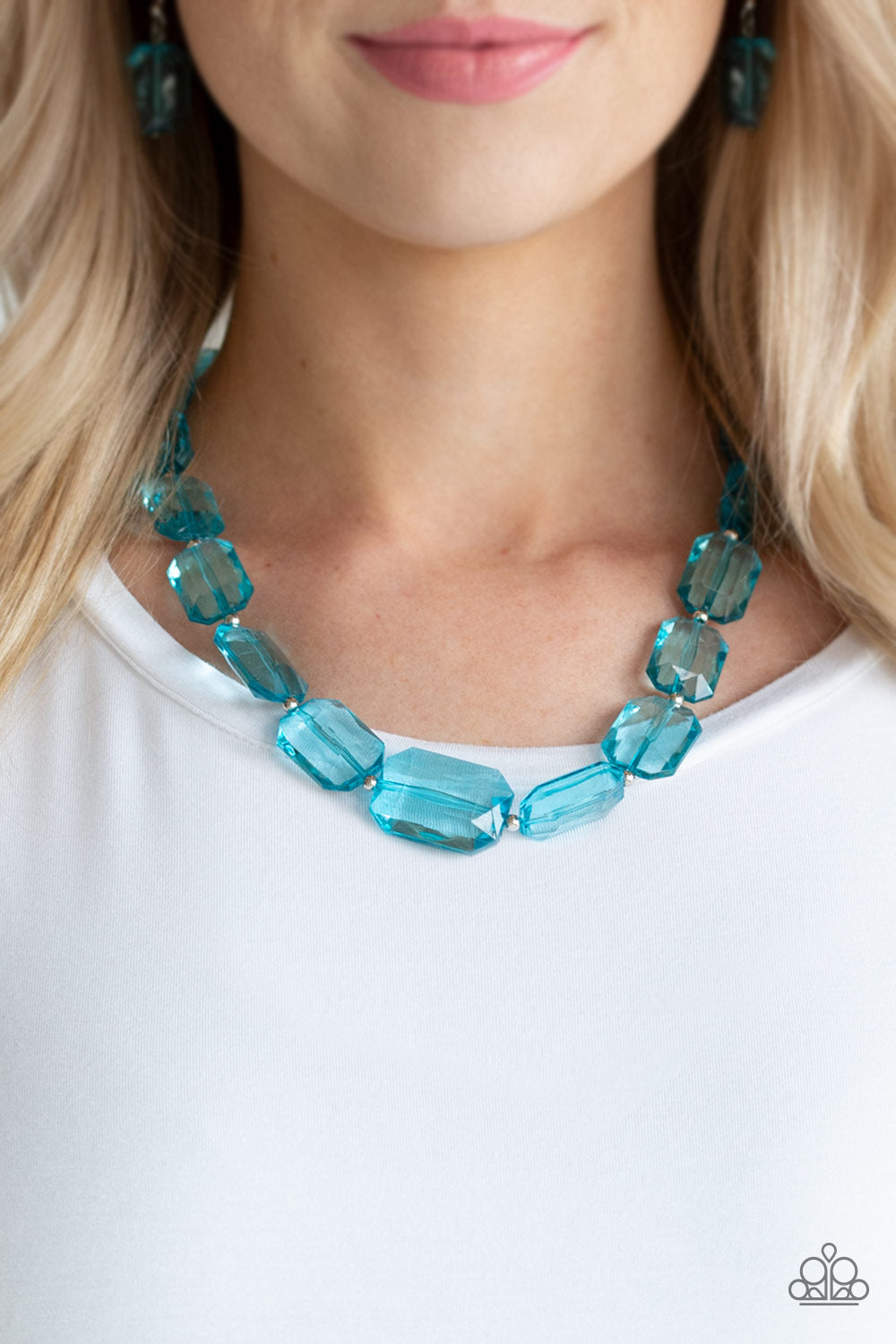 Paparazzi ♥ ICE Versa - Blue ♥  Necklace