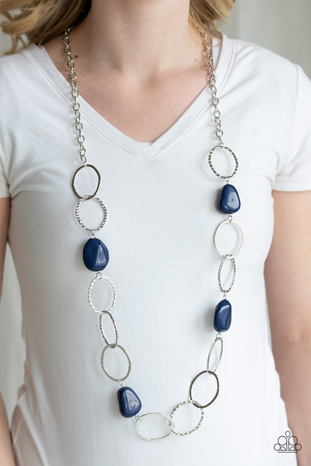 Paparazzi ♥ Modern Day Malibu - Blue ♥  Necklace