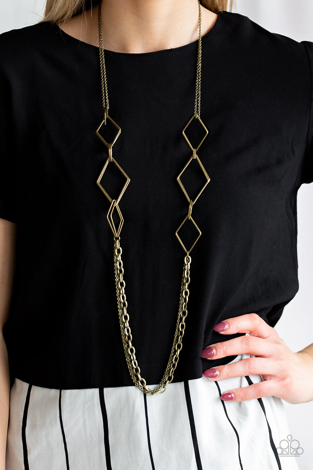 Paparazzi ♥ Fashion Fave - Brass ♥  Necklace