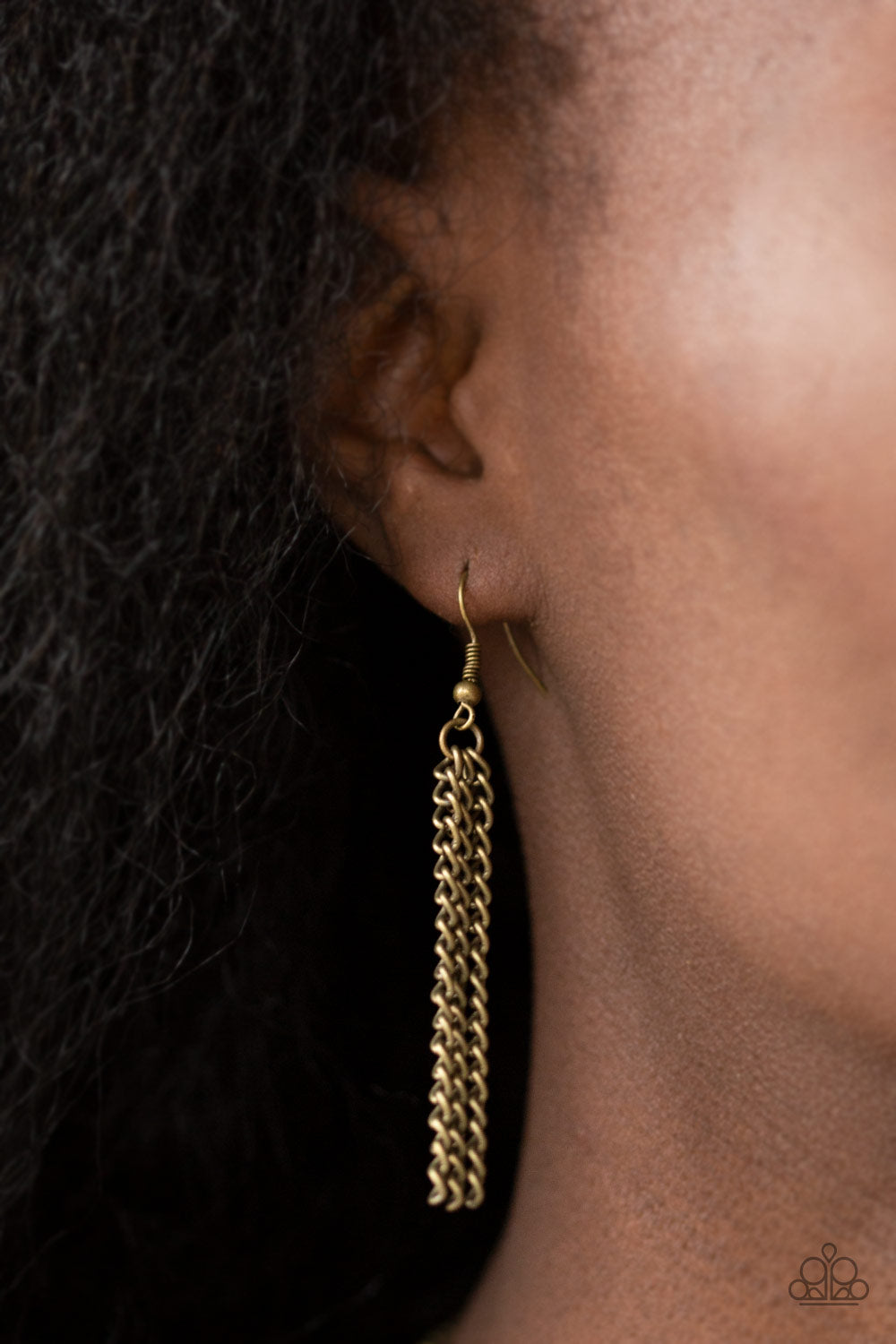 Paparazzi ♥ Palm Springs Pharaoh - Brass ♥  Necklace