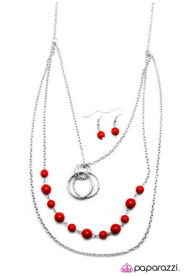 Paparazzi ♥ Some Like It Hot - Red ♥ Necklace
