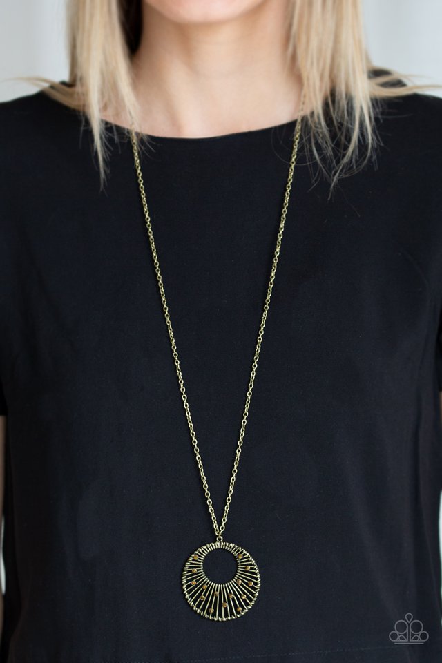 Paparazzi ♥ Urban Illumination - Brass ♥ Necklace