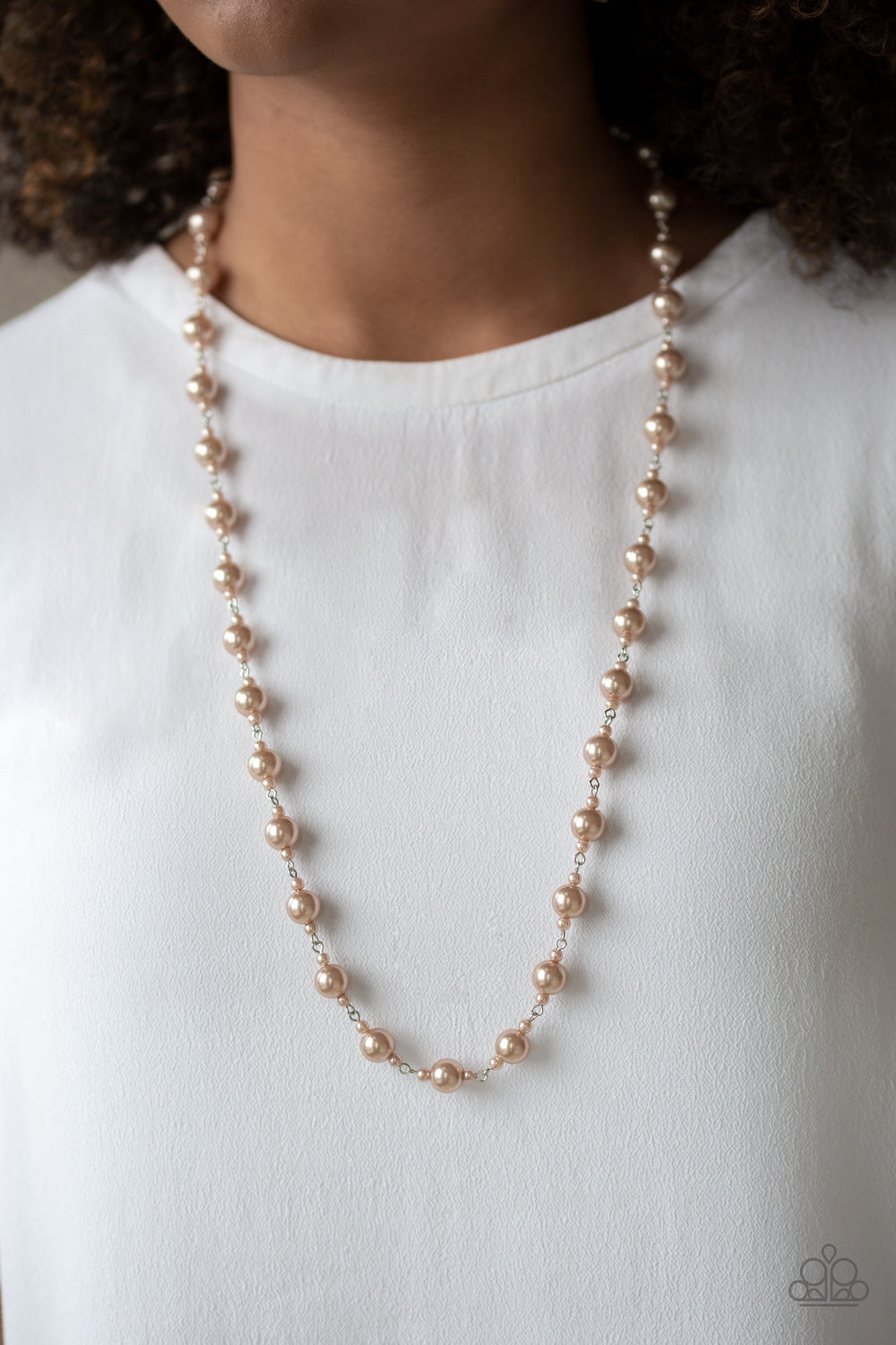 Paparazzi ♥ Behind The Scenes - Brown ♥  Necklace