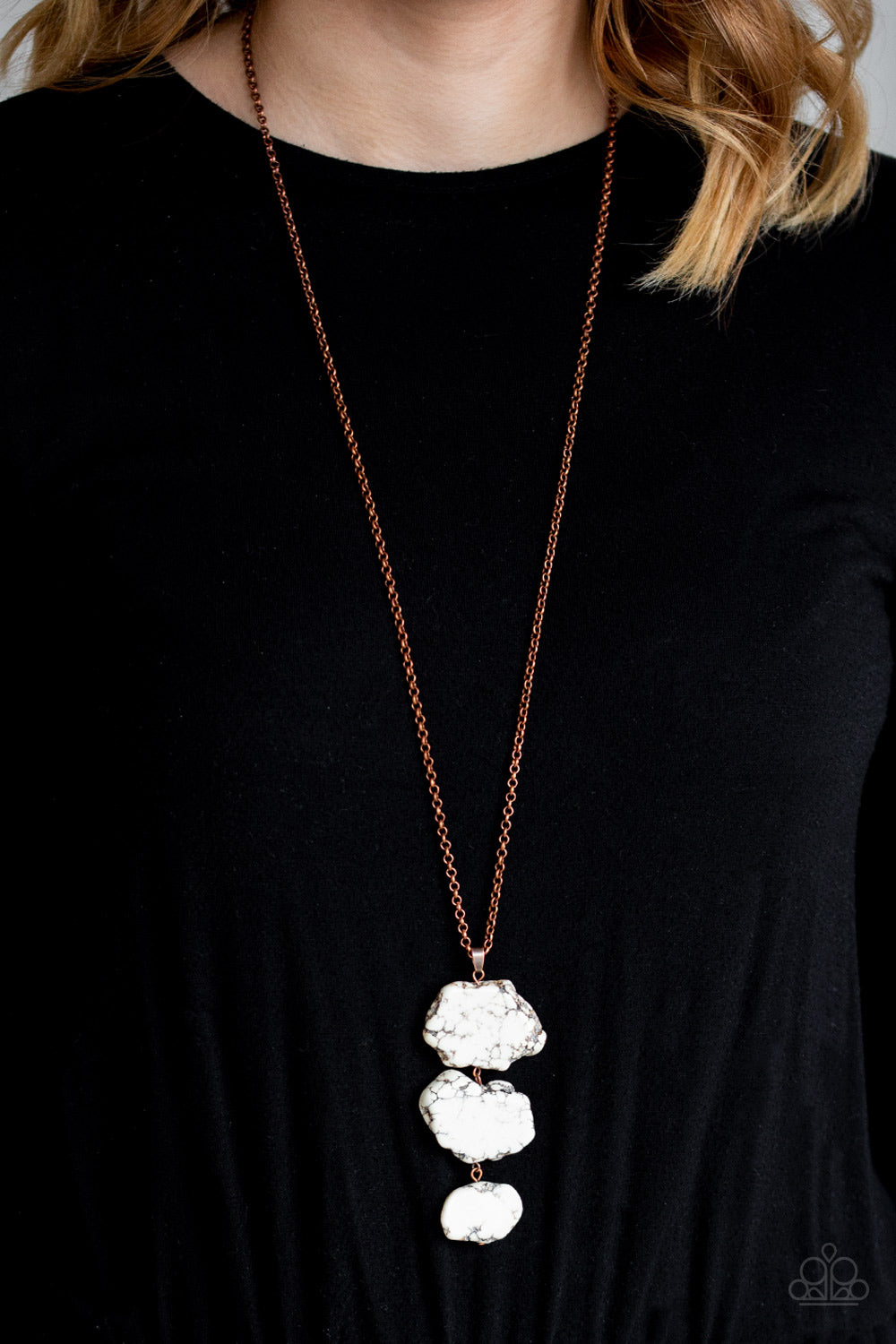 Paparazzi ♥ On The ROAM Again - Copper ♥  Necklace