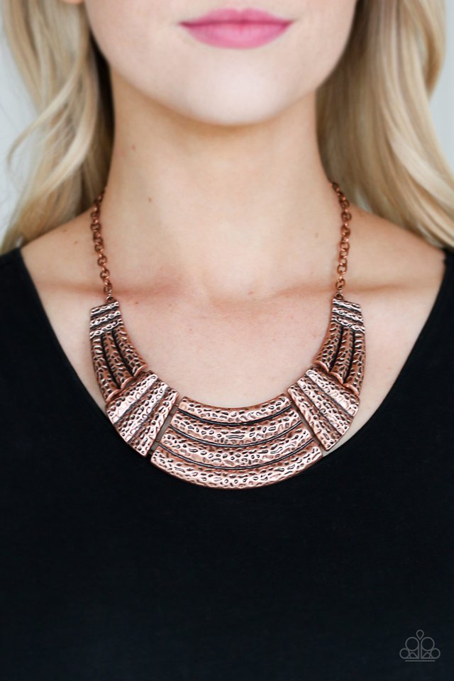 Paparazzi ♥ Ready To Pounce - Copper ♥ Necklace
