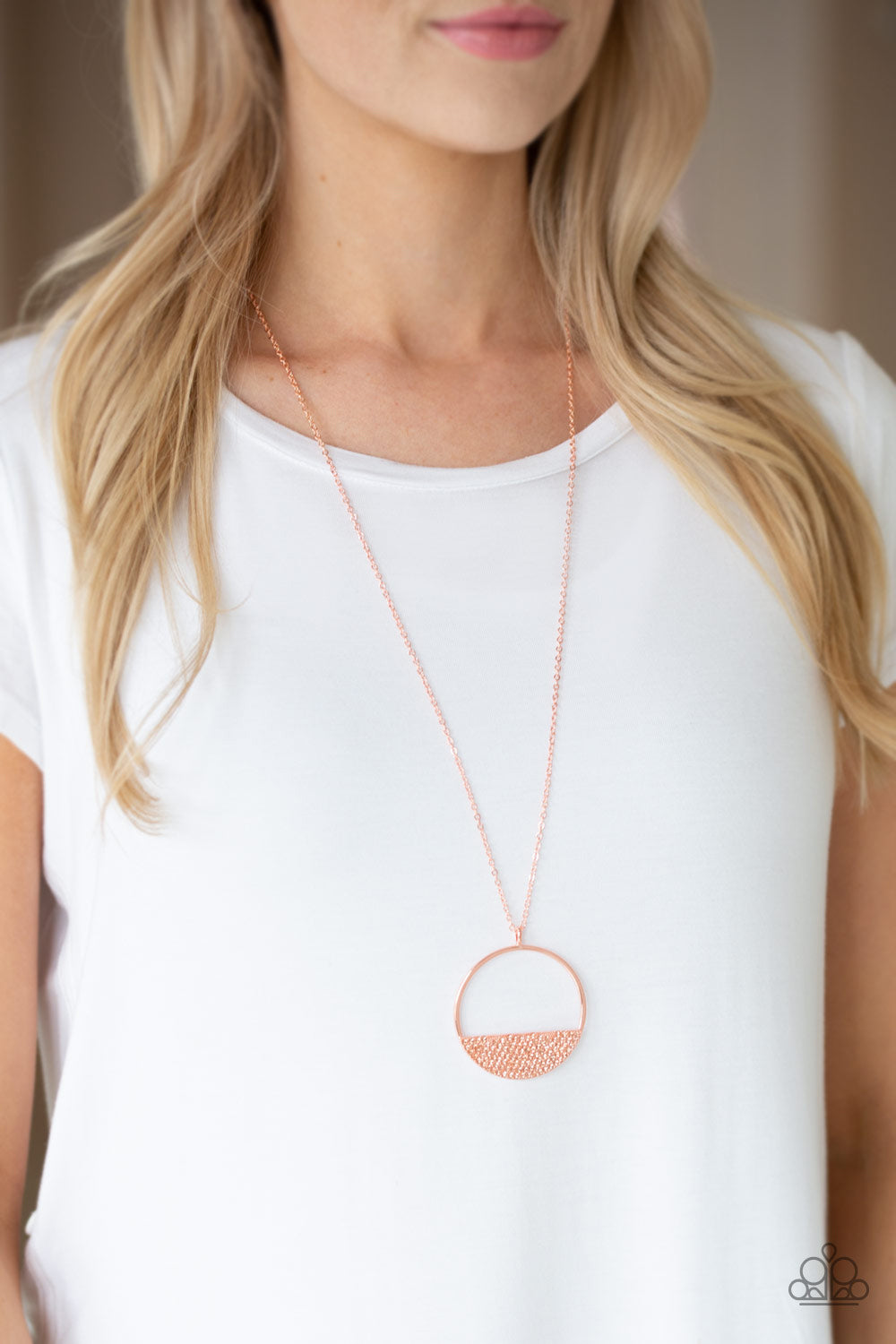 Paparazzi ♥ Bet Your Bottom Dollar - Copper ♥  Necklace