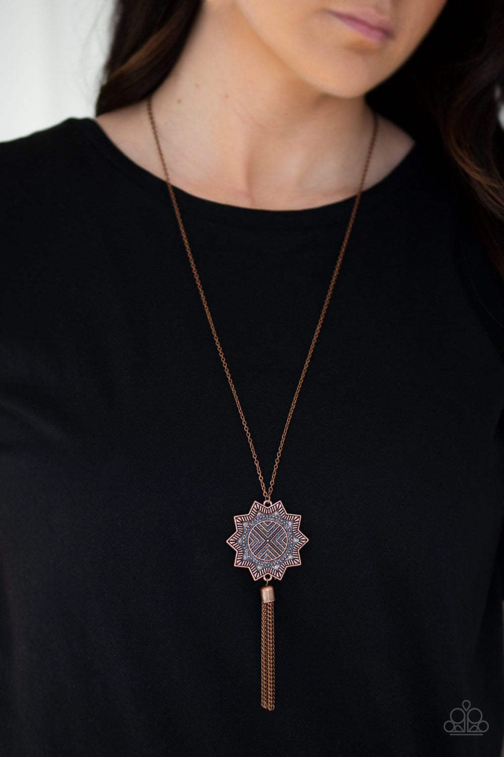 Paparazzi ♥ From Sunup To Sundown - Copper ♥  Necklace