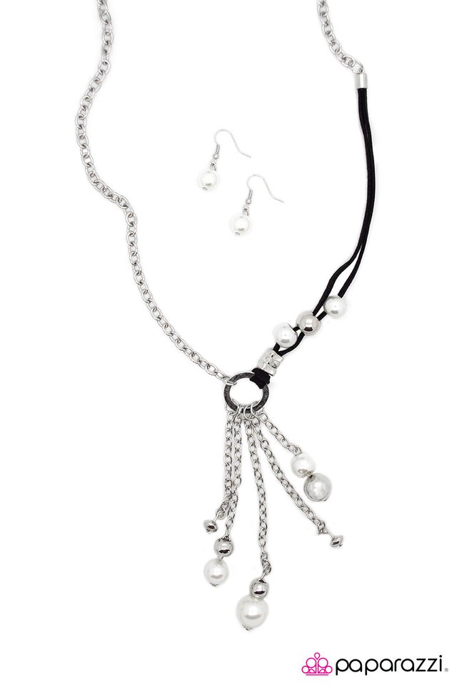 Paparazzi ♥ Fight Like a Girl - White ♥ Necklace