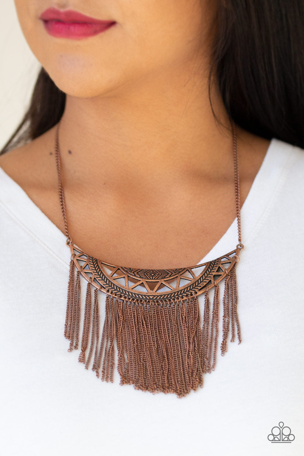 Paparazzi ♥ Empress Excursion - Copper ♥  Necklace