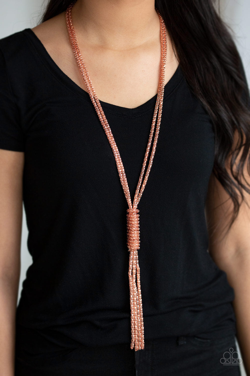 Paparazzi ♥ Boom Boom Knock You Out - Copper ♥  Necklace