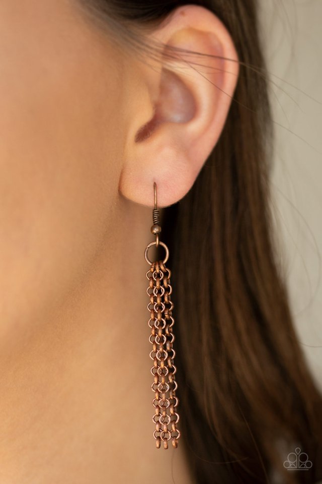 Paparazzi ♥ Victorian Valentine - Copper ♥ Necklace