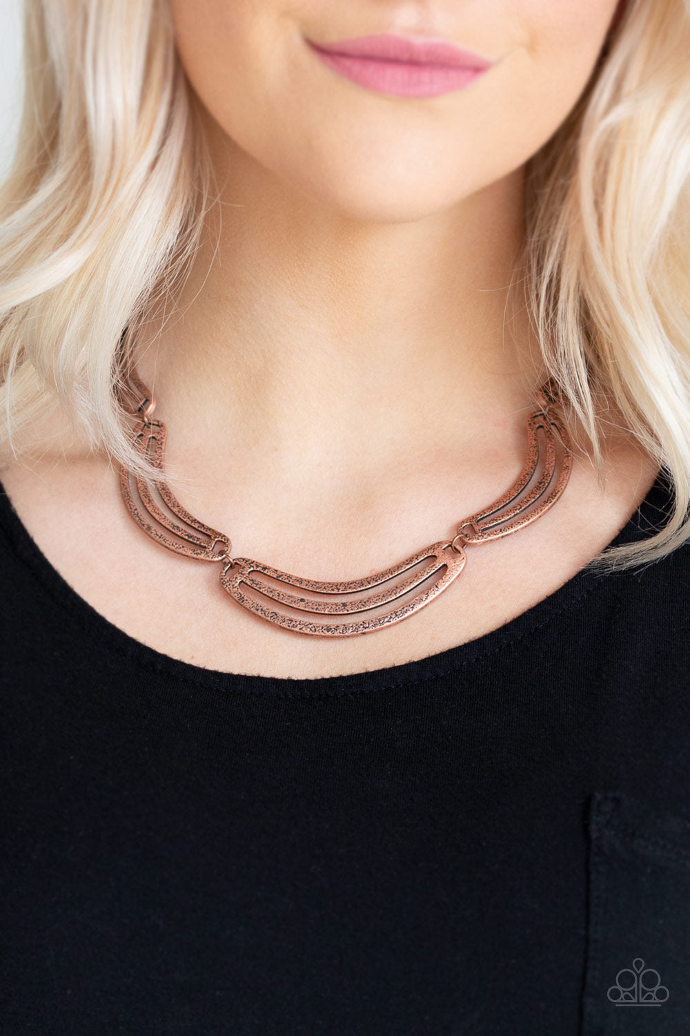 Paparazzi ♥ Palm Springs Pharaoh - Copper ♥  Necklace