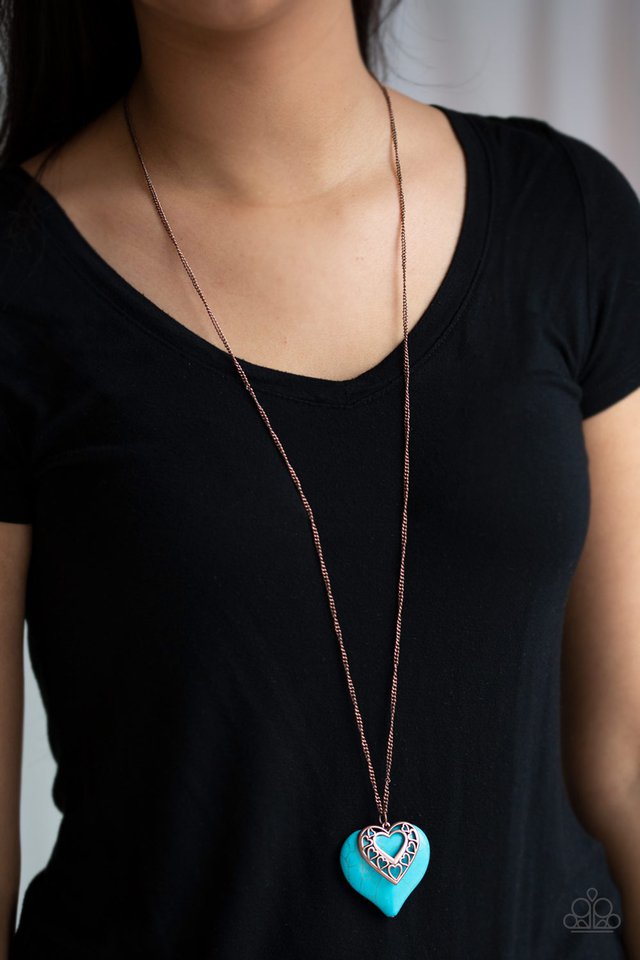 Paparazzi ♥ Southern Heart - Copper ♥ Necklace