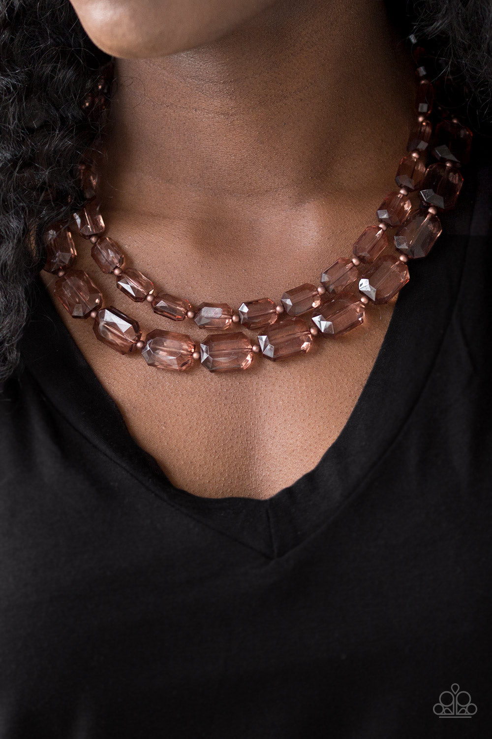 Paparazzi ♥ Ice Bank - Copper ♥  Necklace