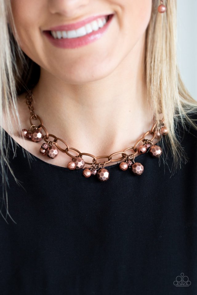 Paparazzi ♥ Malibu Movement - Copper ♥ Necklace