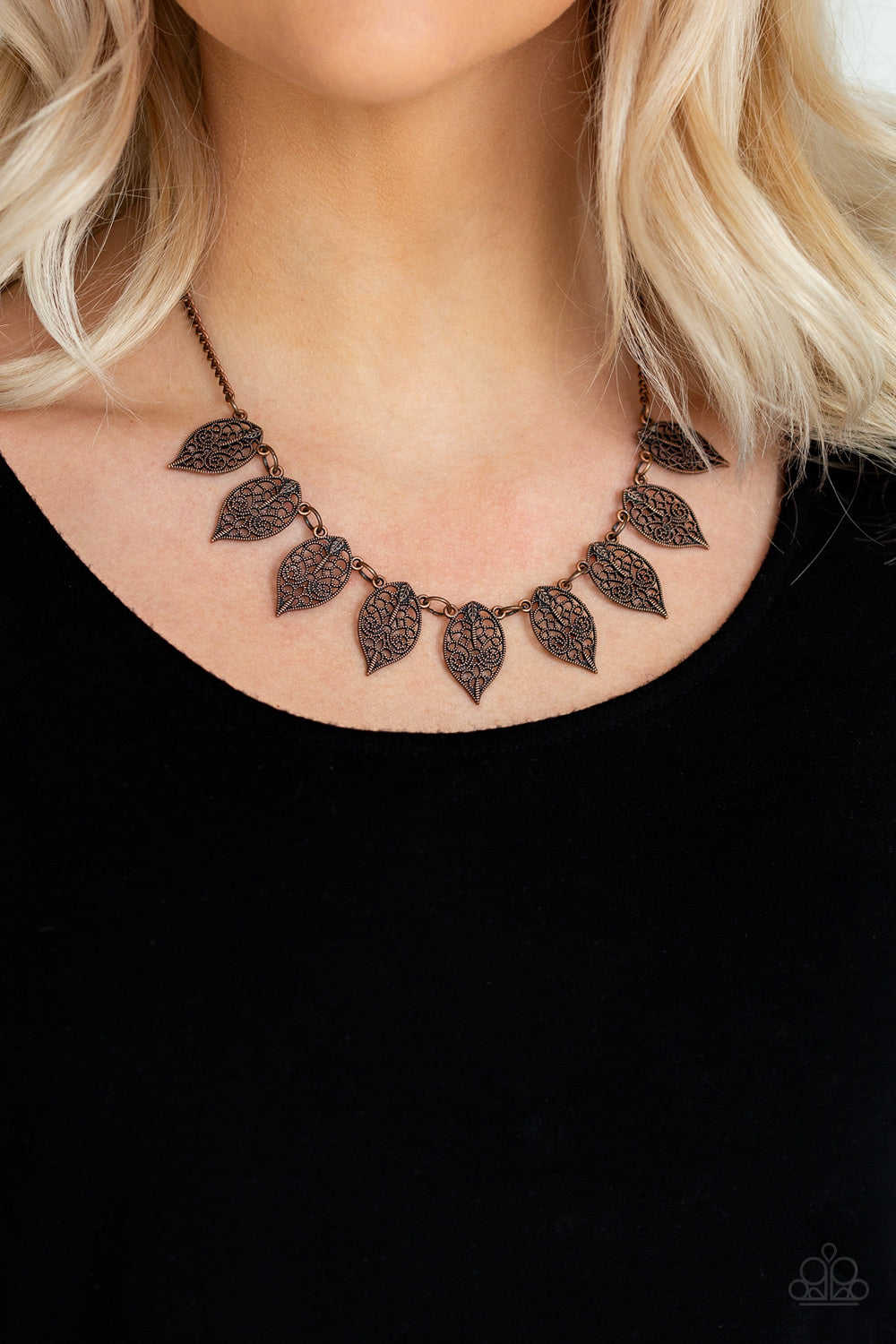 Paparazzi ♥ Leafy Lagoon - Copper ♥  Necklace