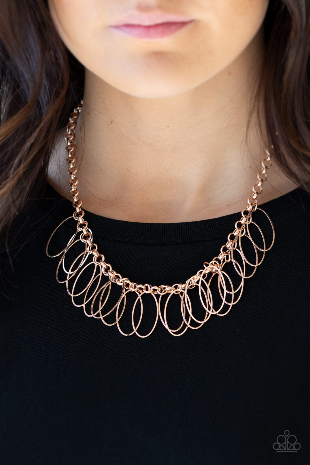 Paparazzi ♥ Fringe Finale - Rose Gold ♥  Necklace