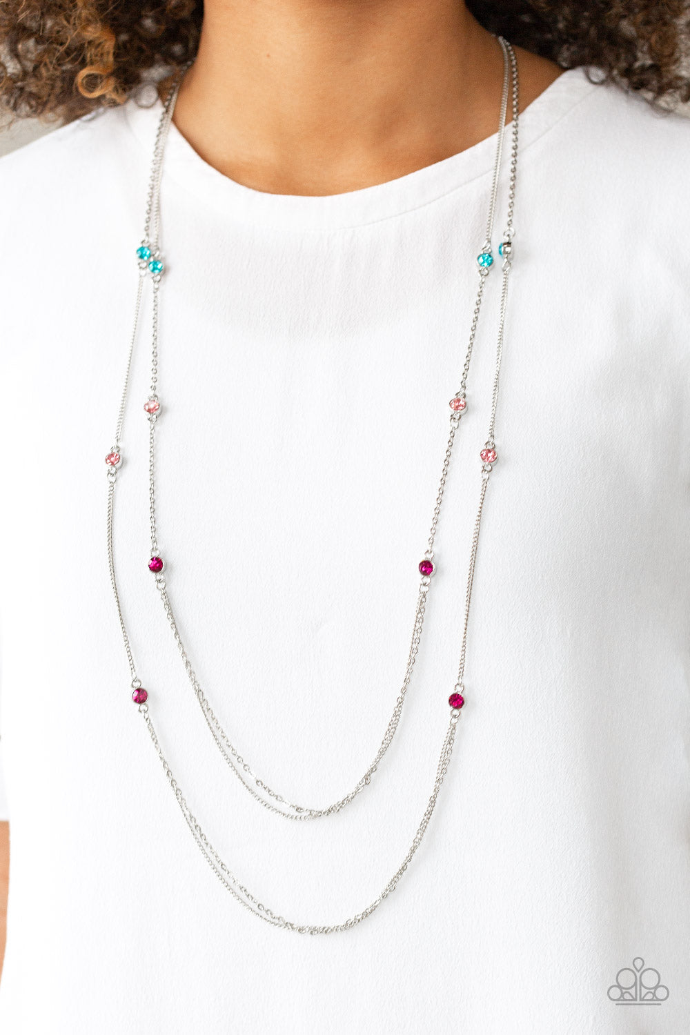 Paparazzi ♥ Sparkle Of The Day - Multi ♥  Necklace