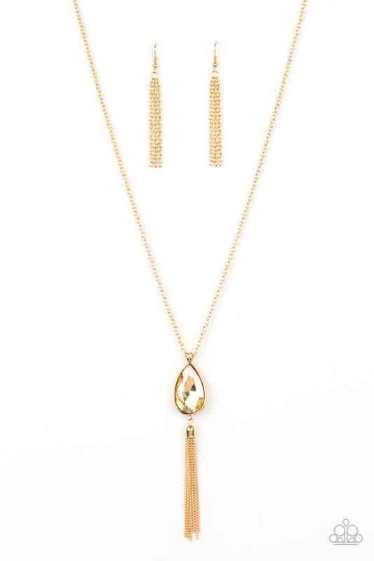 Paparazzi ♥ Elite Shine - Gold ♥ Necklace