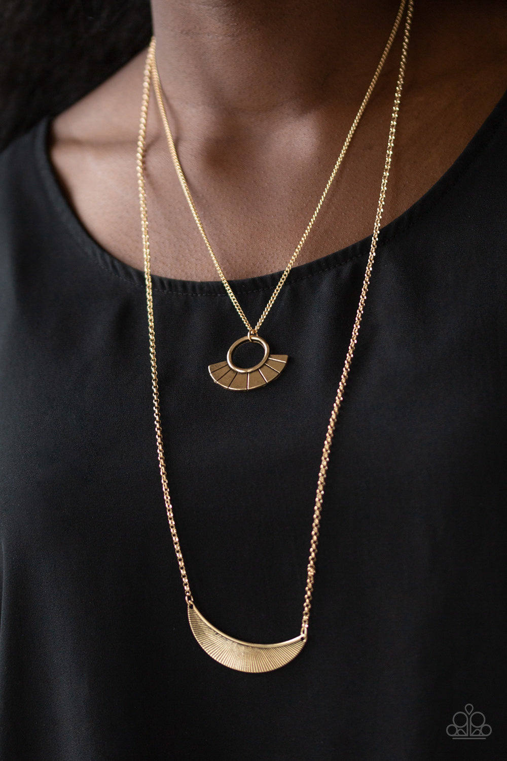 Paparazzi ♥ Tribal Trek - Gold ♥  Necklace