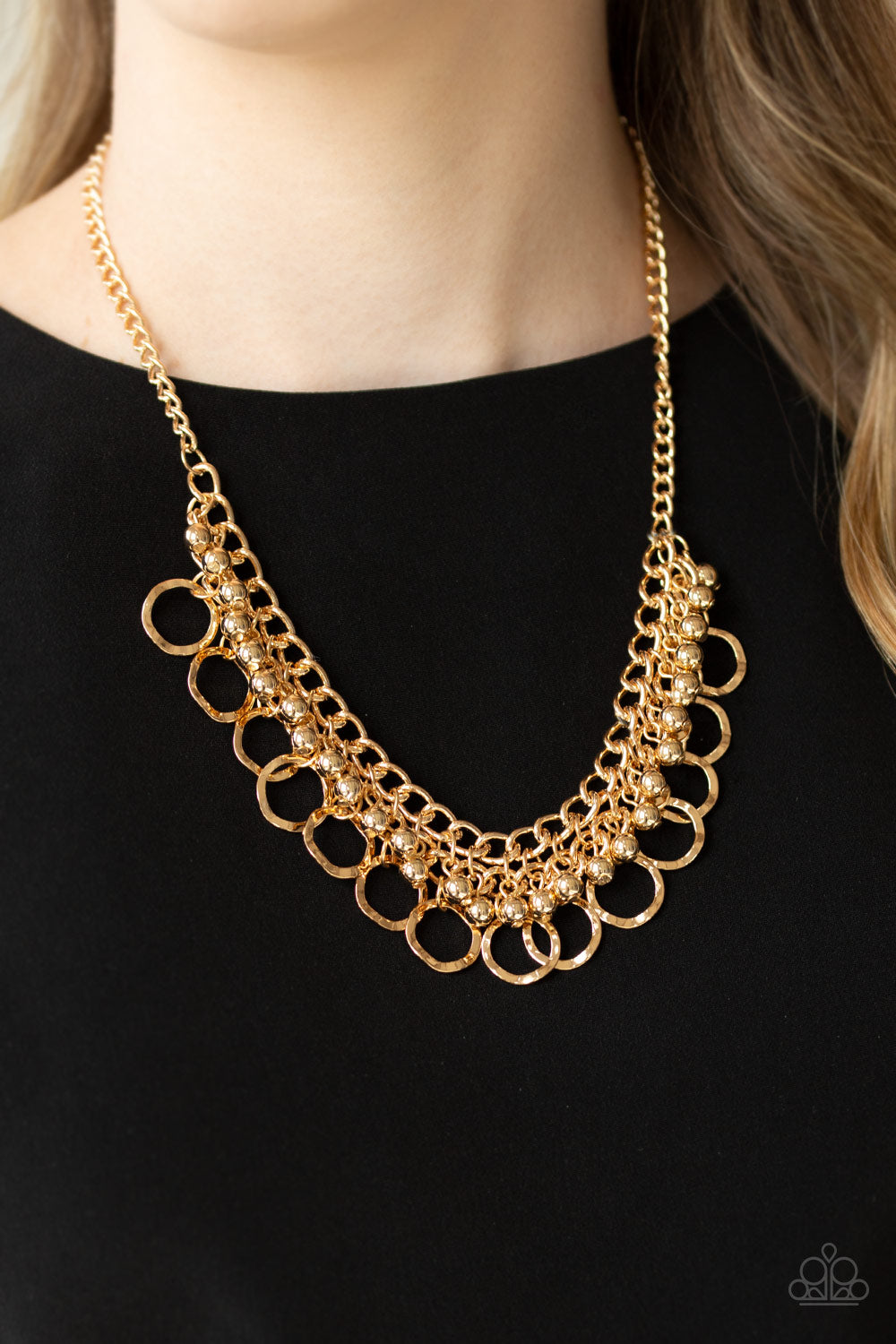 Paparazzi ♥ Ring Leader Radiance - Gold ♥  Necklace