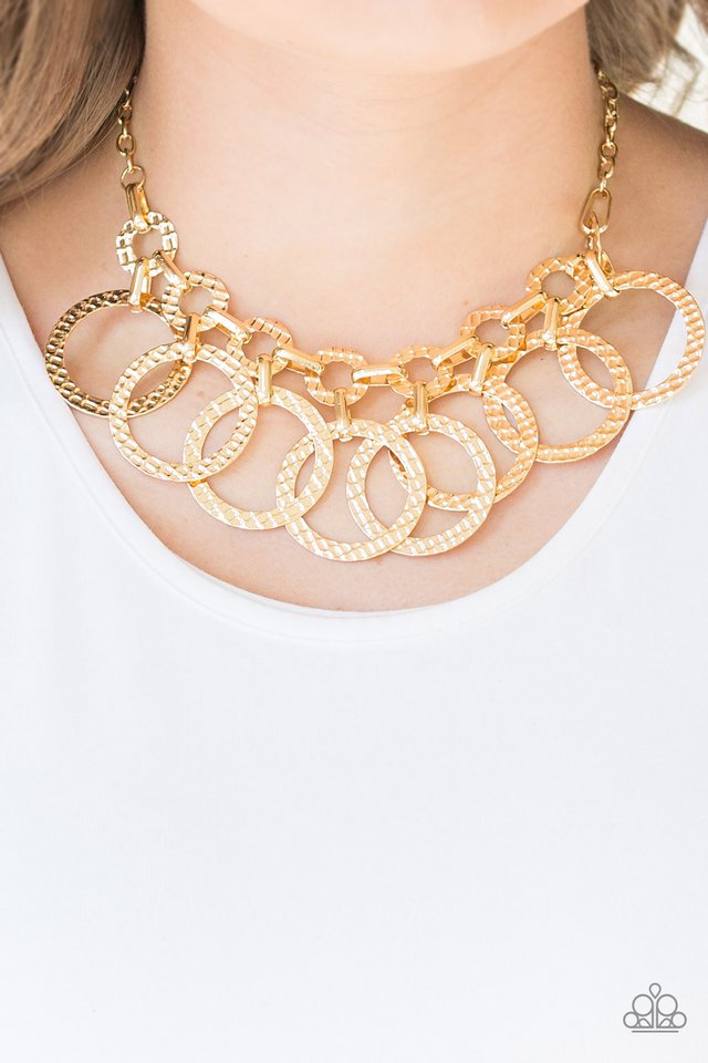Paparazzi ♥ Jammin Jungle - Gold ♥ Necklace