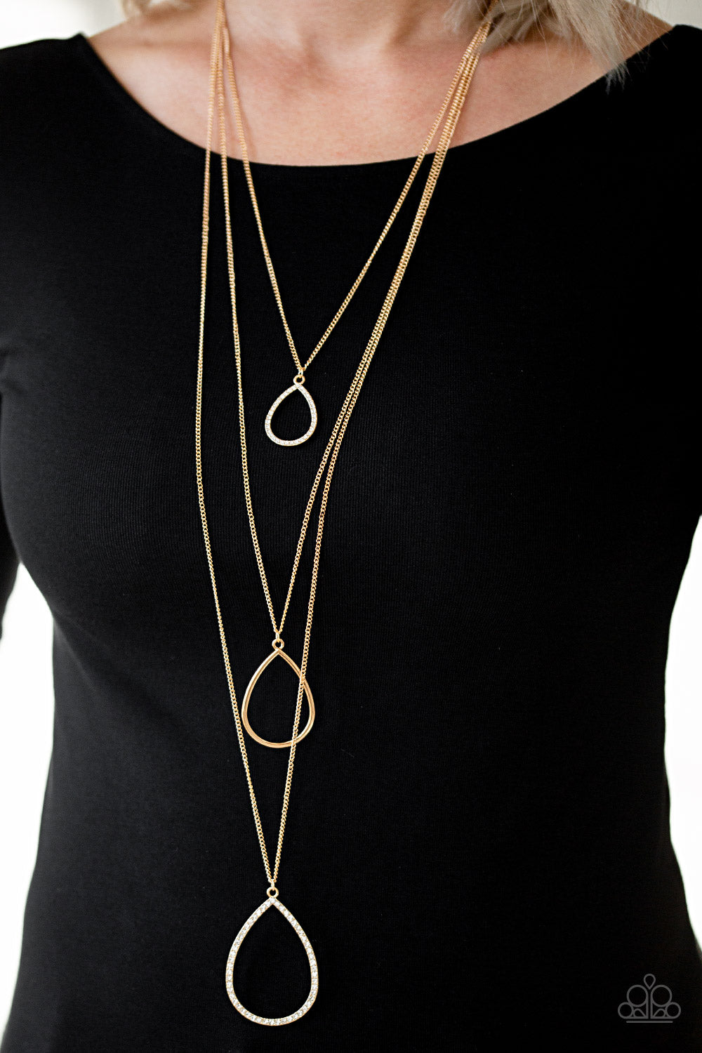Paparazzi ♥ Make The World Sparkle - Gold ♥  Necklace