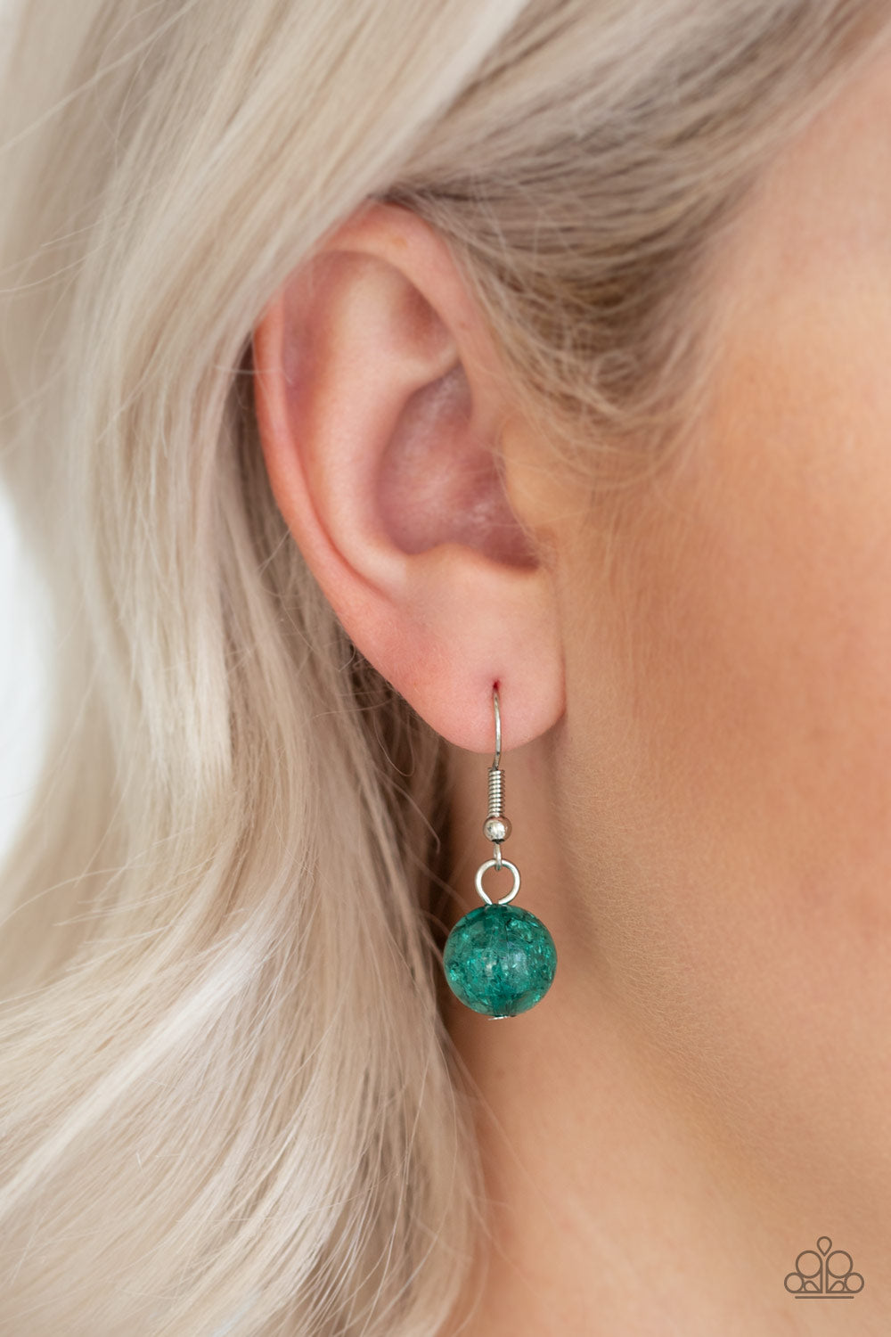 Paparazzi ♥ Shimmer Simmer - Green ♥  Necklace