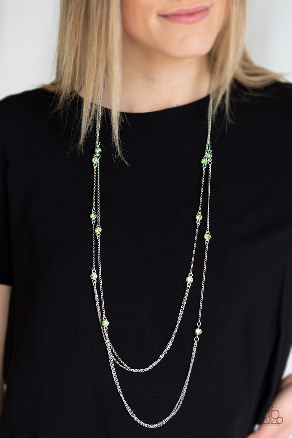 Paparazzi ♥ Sparkle Of The Day - Green ♥  Necklace