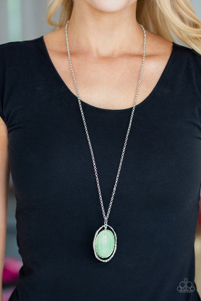 Paparazzi ♥ Harbor Harmony - Green ♥ Necklace