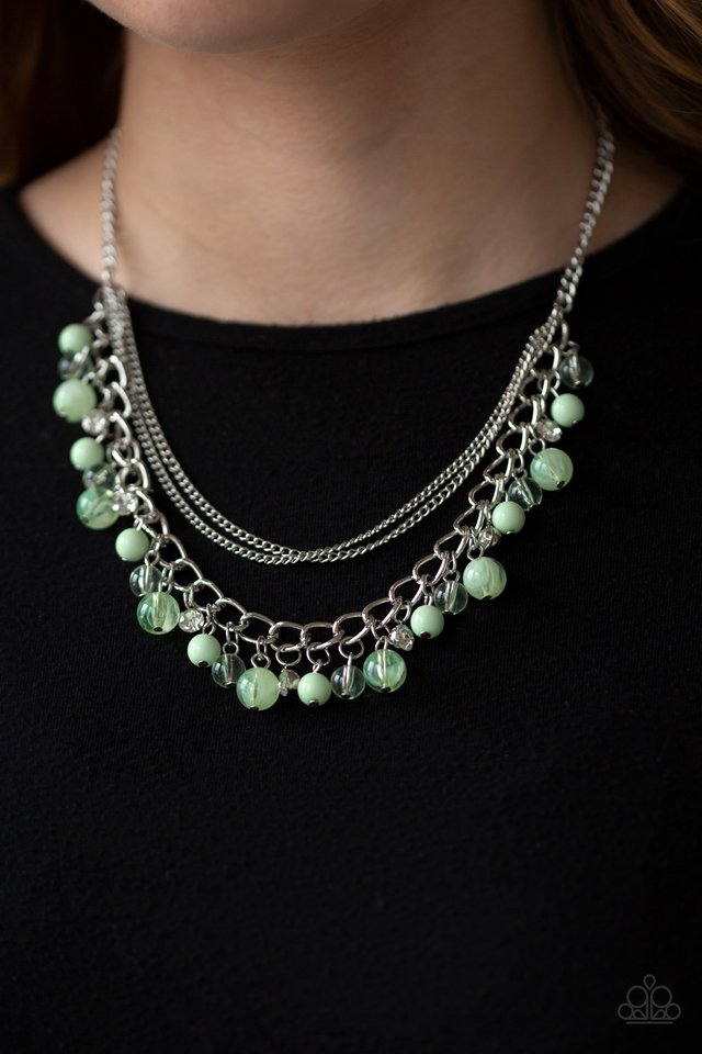 Paparazzi ♥ Wait and SEA - Green ♥ Necklace