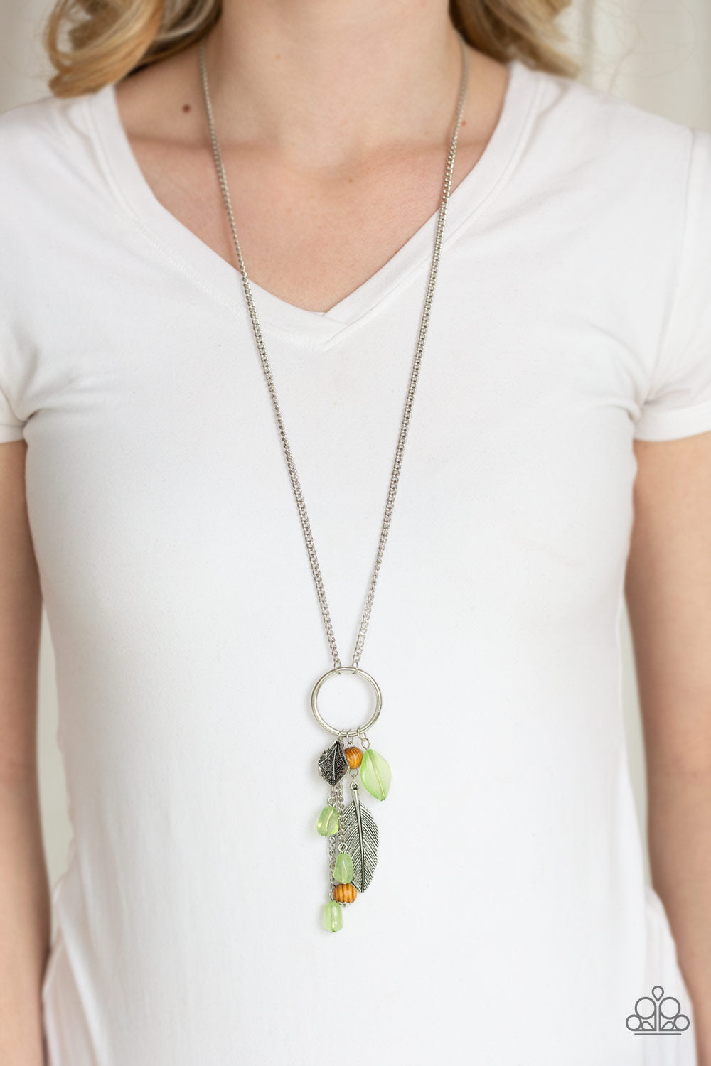 Paparazzi ♥ Sky High Style - Green ♥  Necklace