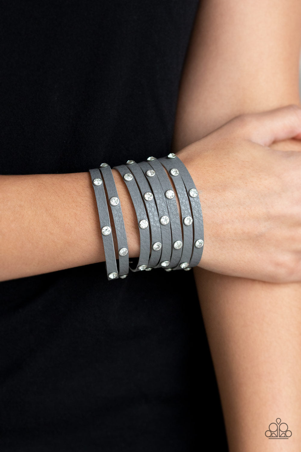 Paparazzi ♥ Sass Squad - Silver ♥  Bracelet