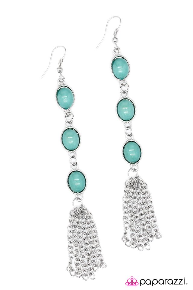 Paparazzi ♥ A Noble Cause - Blue ♥ Earrings