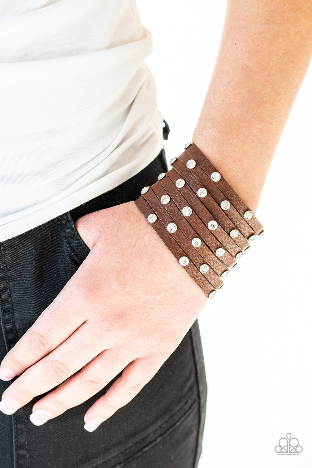 Paparazzi ♥ Sass Squad - Brown ♥  Bracelet