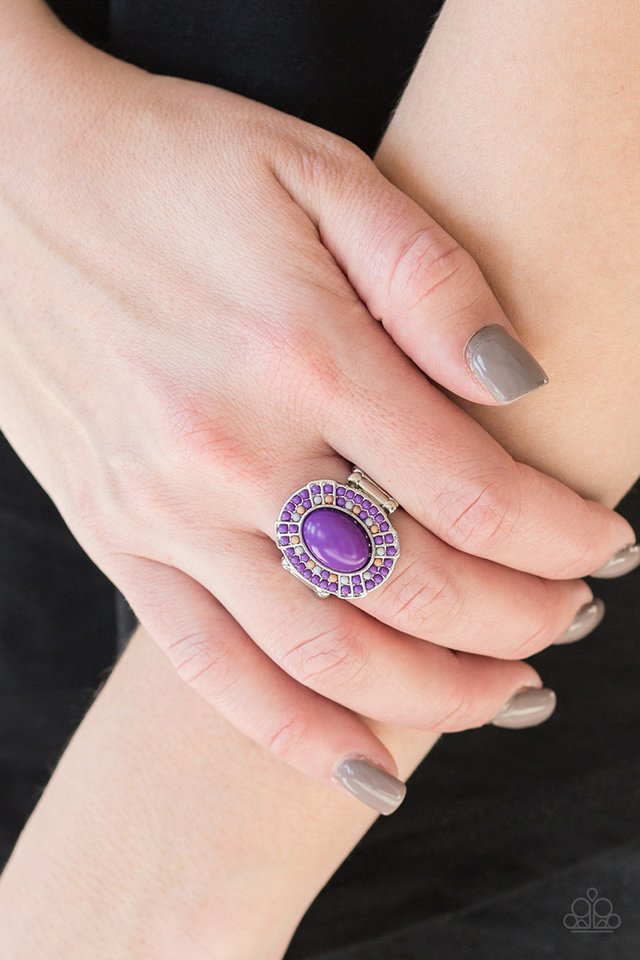 Paparazzi ♥ Colorfully Rustic - Purple ♥ Ring