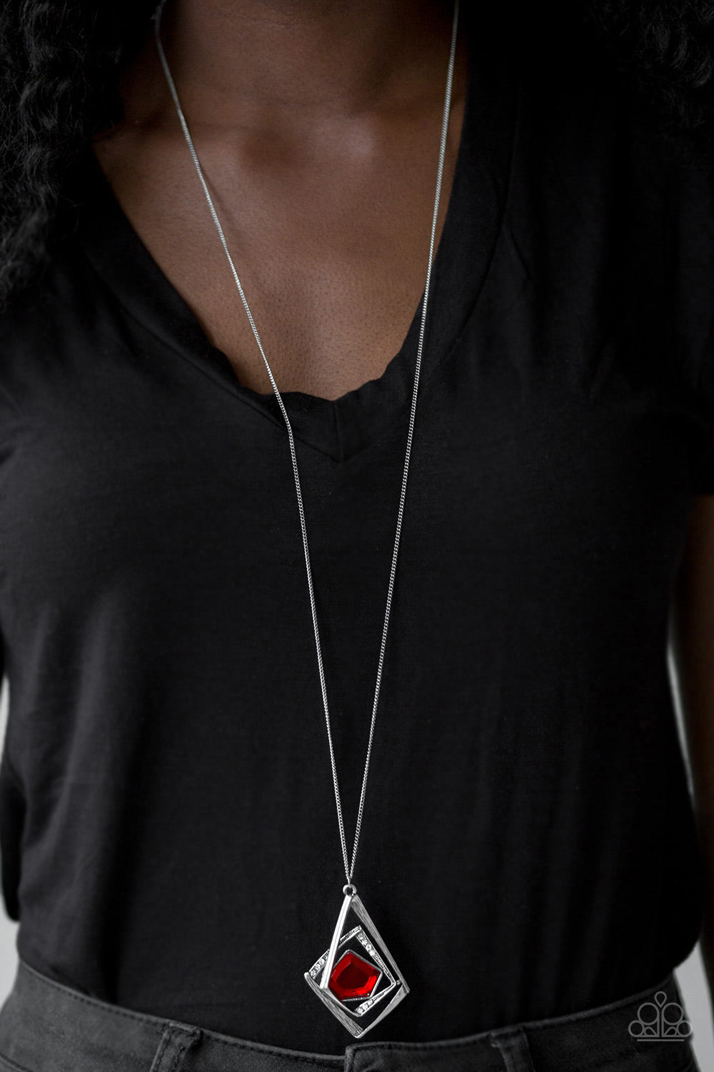 Paparazzi ♥ A MODERN Citizen - Red ♥  Necklace